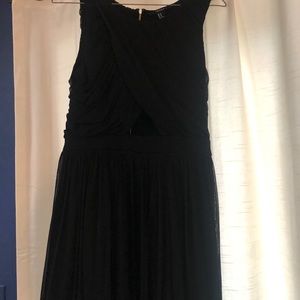 Black short cocktail dress